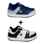 Kit 2 Tênis Infantil DC Shoes Skatista - Imagem 8