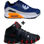 Kit 2 Tênis Infantil Menino Botinha + Tênis Infantil Mini Air - Imagem 12