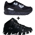 Kit 2 Tênis Infantil Menino Botinha + Tênis Infantil Mini Air - Imagem 14