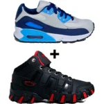 Kit 2 Tênis Infantil Menino Botinha + Tênis Infantil Mini Air - Imagem 21