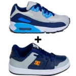 Kit 2 Tênis Infantil Mini Max AIR + Tênis Infantil DC Shoes Skatista - Imagem 19