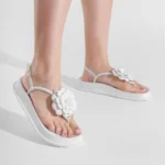 Sandália Feminina Nuvem PodLinda Flor Leve e Confortável - Imagem 8