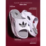 Chinelo Masculino Nuvem Adidas Palmilha Removível - Imagem 9