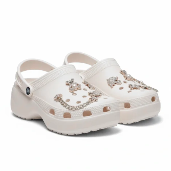 Sandália Feminina Crocs EVA com Botons