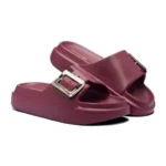 Chinelo Feminino 100% EVA Confortável com Enfeite Metalizado - Imagem 8