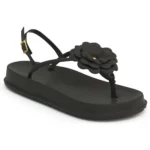 Sandália Feminina Nuvem PodLinda Flor Leve e Confortável - Imagem 9