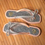 Chinelo Feminino Metalizado com Laço - Imagem 10