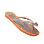 Chinelo Feminino Metalizado com Laço - Imagem 4