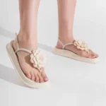 Sandália Feminina Nuvem PodLinda Flor Leve e Confortável - Imagem 16