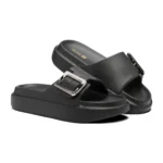 Chinelo Feminino 100% EVA Confortável com Enfeite Metalizado - Imagem 4