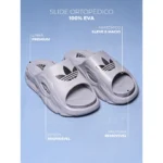 Chinelo Masculino Nuvem Adidas Palmilha Removível - Imagem 13