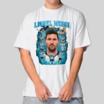 Camiseta Masculina Oversized D3 Estilo Messi Argentina - Imagem 12