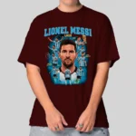 Camiseta Masculina Oversized D3 Estilo Messi Argentina - Imagem 10