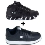 Kit 2 Tênis Infantil DC Shoes Skatista + Tênis Infantil Botinha Oakley - Imagem 8