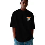 Camiseta Masculina Oversized Do Luffy - Imagem 4