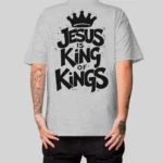 Camiseta Masculina Oversized Jesus is King Estilo e Conforto - Imagem 16