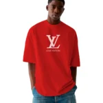 Camiseta Masculina Oversized Louis Vuitton - Imagem 11