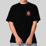 Camiseta Masculina Oversized Corinthians - Imagem 5