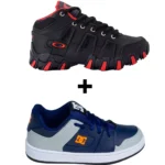 Kit 2 Tênis Infantil DC Shoes Skatista + Tênis Infantil Botinha Oakley - Imagem 6