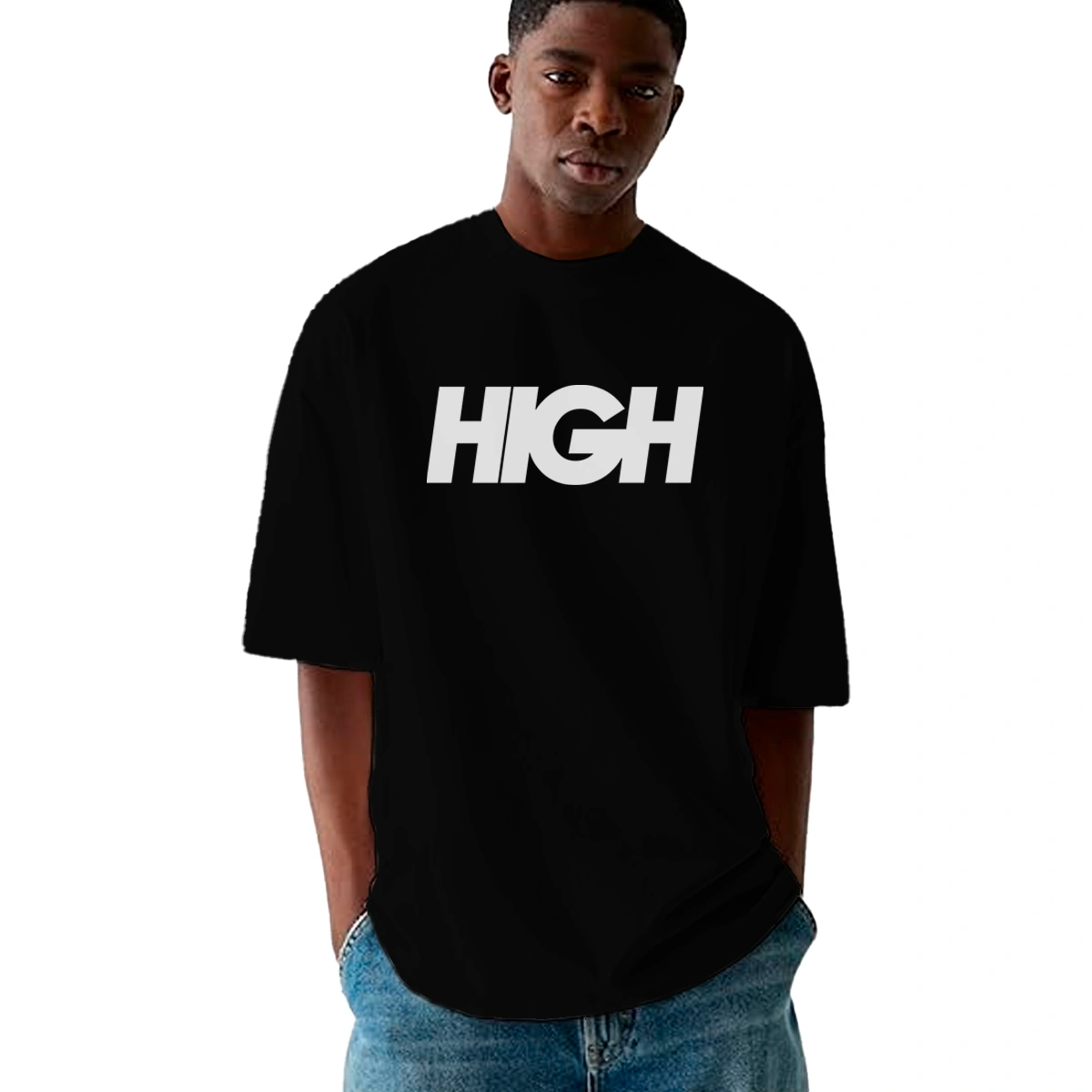 Camiseta Masculina Oversized High Camiseta Masculina Oversized High