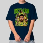 Camiseta Oversized D3 Masculina Neymar Brasil Estilo e Conforto - Imagem 4