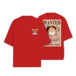Camiseta Masculina Oversized Do Luffy - Imagem 12