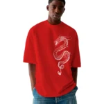 Camiseta Masculina Oversized Dragão D3 Streetwear Conforto - Imagem 7