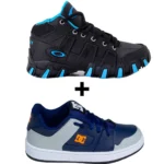 Kit 2 Tênis Infantil DC Shoes Skatista + Tênis Infantil Botinha Oakley - Imagem 4