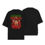 Camiseta Masculina Oversized CR7 Portugal Estilo Confortável - Imagem 3