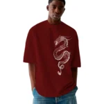 Camiseta Masculina Oversized Dragão D3 Streetwear Conforto - Imagem 10