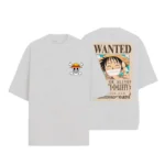 Camiseta Masculina Oversized Do Luffy - Imagem 3