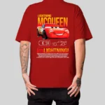 Camiseta Masculina Oversized Relâmpago McQueen e Sally Carrera - Imagem 13