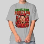 Camiseta Masculina Oversized CR7 Portugal Estilo Confortável - Imagem 16