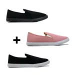 Kit 3 Tênis Feminino Slip On Casual - Imagem 4