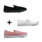 Kit 3 Tênis Feminino Slip On Casual - Imagem 8