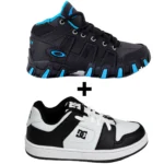 Kit 2 Tênis Infantil DC Shoes Skatista + Tênis Infantil Botinha Oakley - Imagem 16