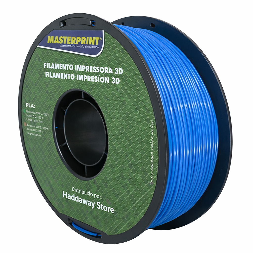 O Filamento de Impressão 3D PLA Masterprint 1,75mm é ideal para quem busca qualidade, precisão e excelente acabamento em projetos de impressão 3D. Fabricado com PLA de alta pureza, oferece extrusão uniforme, ótima aderência entre camadas e resultados consistentes, mesmo em impressões longas. É um filamento fácil de imprimir, com baixo índice de deformação (warp), tornando-se uma excelente escolha tanto para iniciantes quanto para usuários avançados.