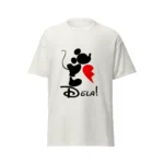 Camiseta Masculina Dia dos Namorados Metade Coração Dela