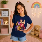 Camiseta Infantil Menina Guerreiras do Kpop - Imagem 8