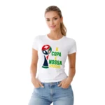 Camisa Feminina Baby Look A Copa é Nossa 2026 - Imagem 11
