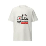 Camiseta Masculina Dia dos Namorados Metade Você Hackeou Meu Coração - Imagem 4