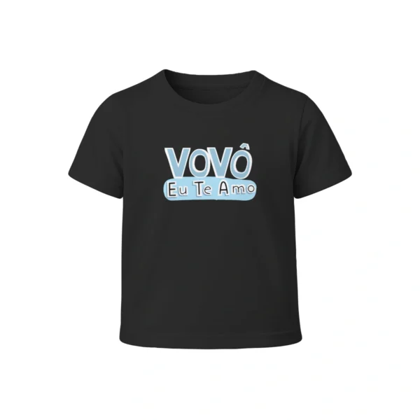 Camiseta Infantil Menino Dia dos Avós Vovô Eu Te Amo
