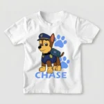 Camiseta Infantil Menino Patrulha Canina Chase