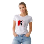 Camisa Feminina Baby Look Dia dos Namorados Metade Para o Outro - Imagem 3