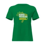 Camisa Feminina Baby Look Rumo ao Hexa Brasil Mapa - Imagem 9