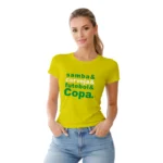 Camisa Feminina Baby Look Brasil Varias Estampas III - Imagem 31