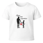 Camiseta Infantil Menino Dia dos Pais Papai Meu Companheiro - Imagem 4