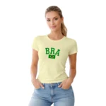 Camisa Feminina Baby Look Brasil Varias Estampas II - Imagem 37