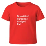Camiseta Infantil Menino Dia dos Pais Divertido & Parceiro & Amigo & Pai. - Imagem 10
