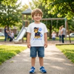 Camiseta Infantil Menino Patrulha Canina Chase - Imagem 3